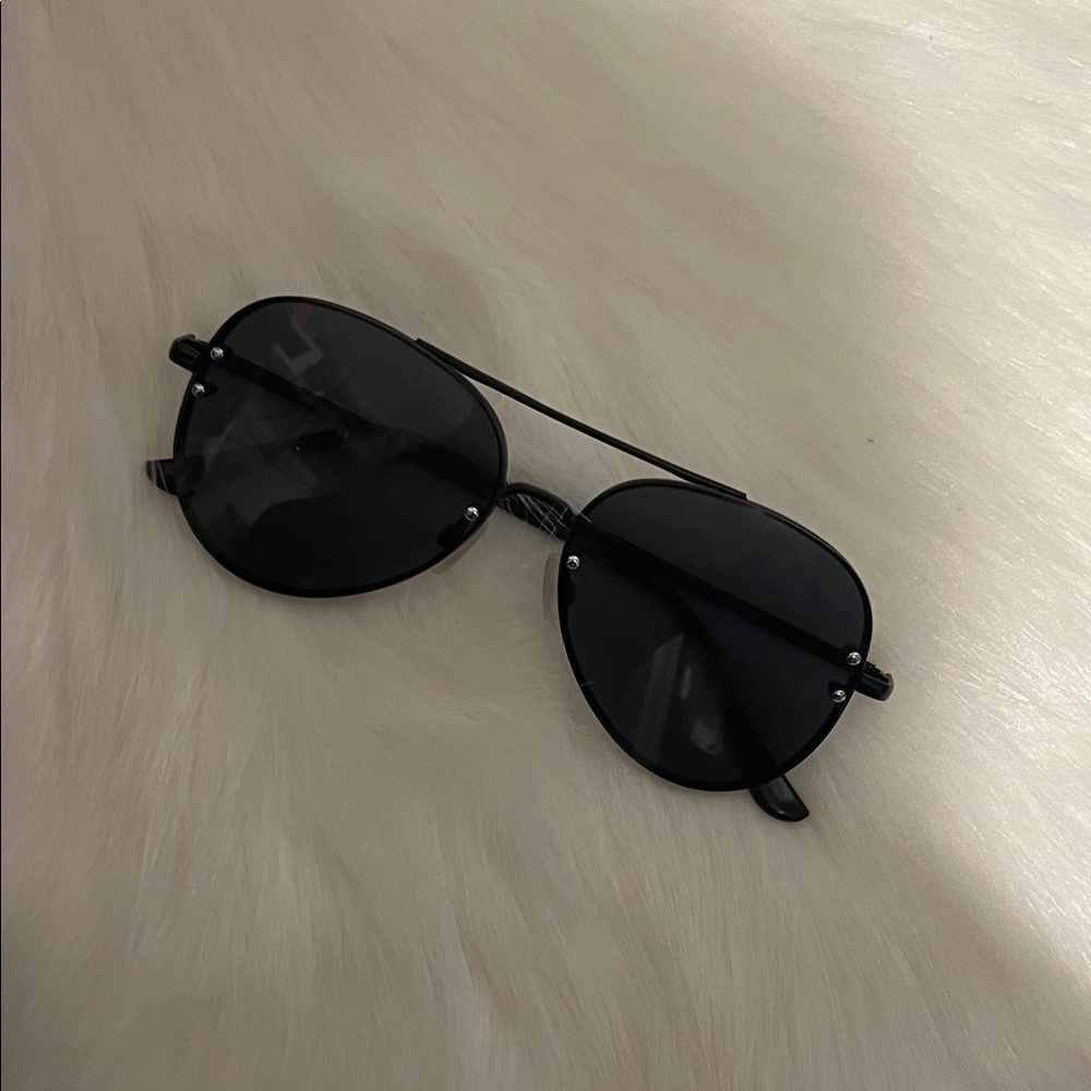BP Black Aviator Sunglasses